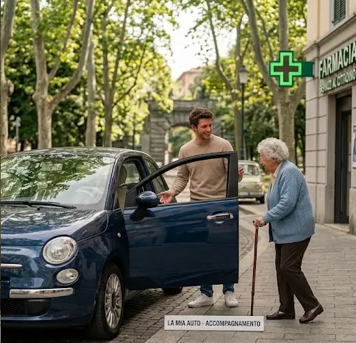 TI ACCOMPAGNO CON LA MIA AUTO