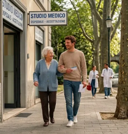 TI ACCOMPAGNO DAL MEDICO / OSPEDALE  E IN FARMACIA